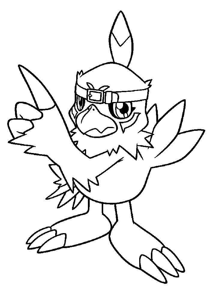 Coloring Page - Digimon coloring pages 36
