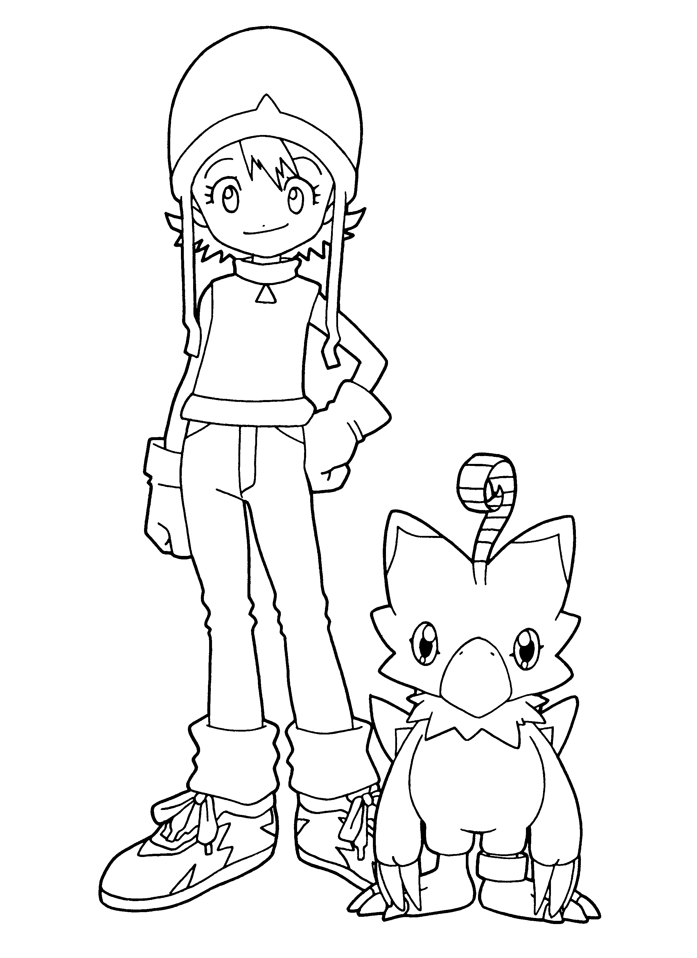 Coloring Page - Digimon coloring pages 98