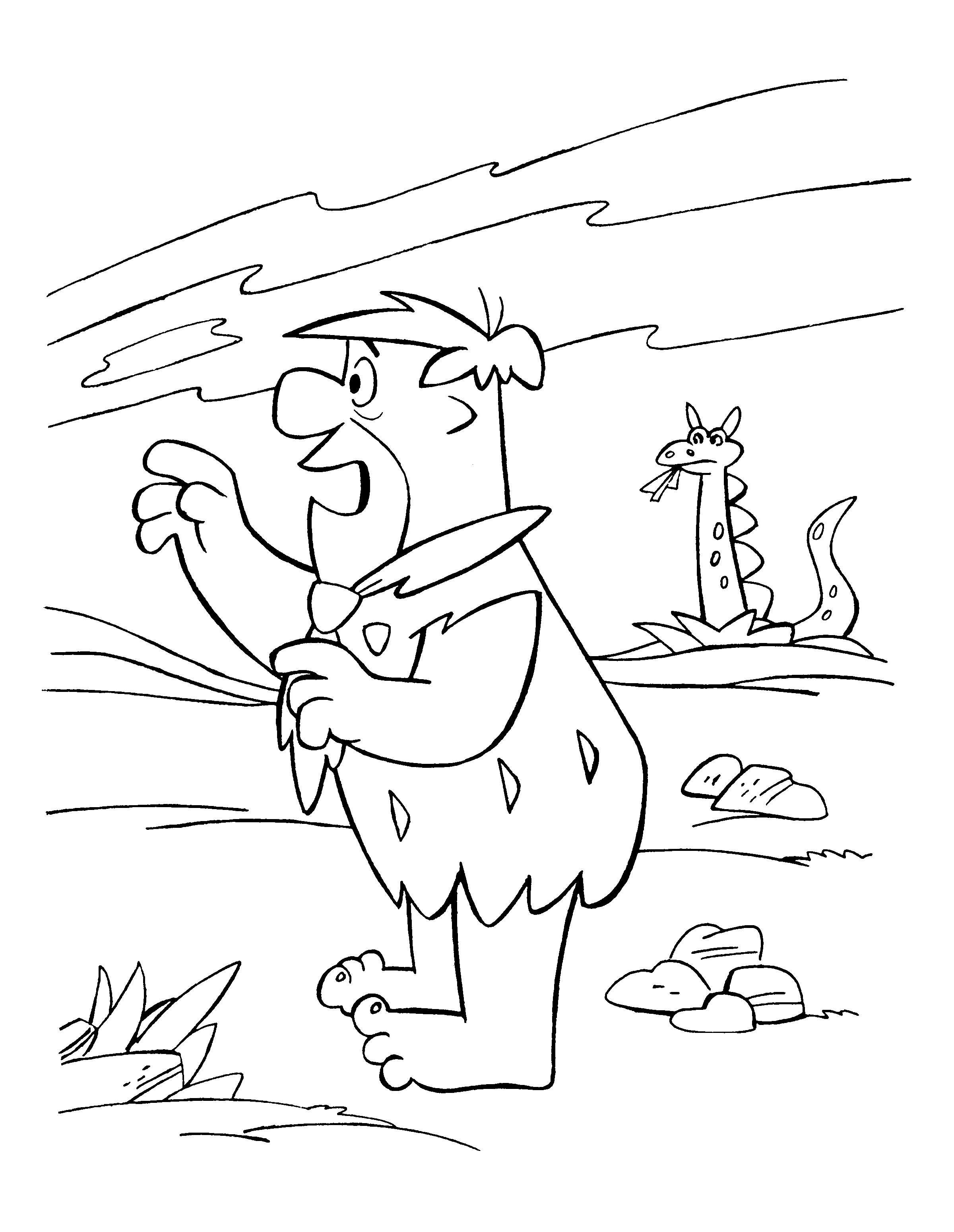 Coloring Page - Flintstones coloring pages 18