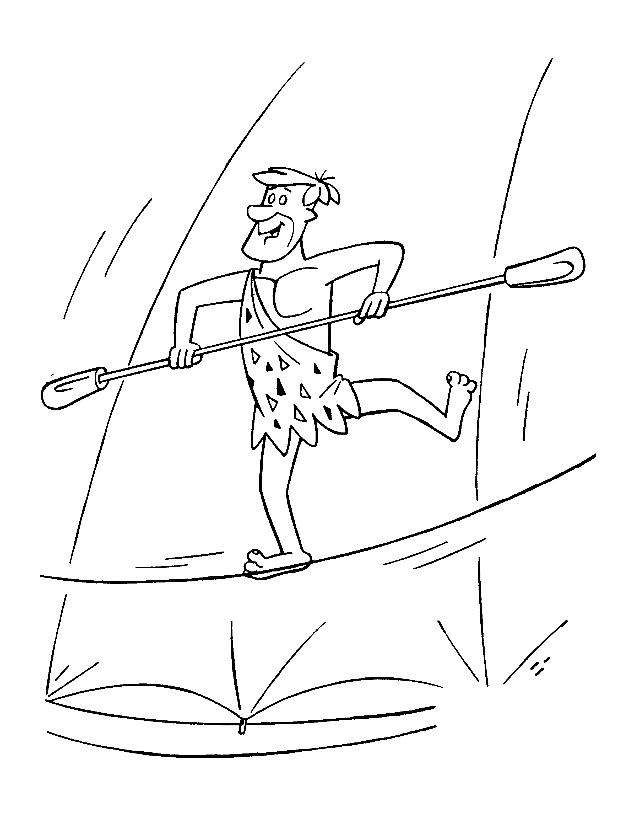 Coloring Page - Flintstones coloring pages 24
