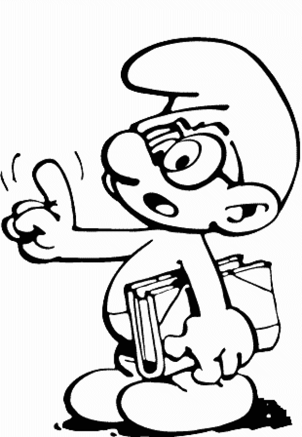 Coloring Page - The smurfs coloring pages 35