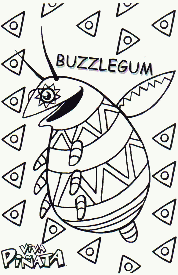 Coloring Page Viva pinata coloring pages 3