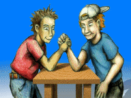 Arm wrestling