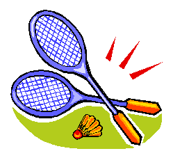 Badminton sport graphics