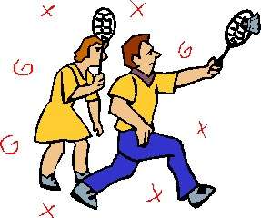 Badminton sport graphics