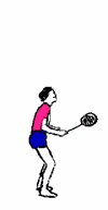 Badminton sport graphics