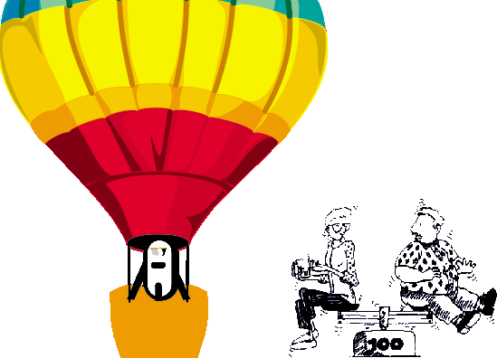 Ballooning sport graphics