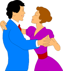 Ballroom dancing sport graphics