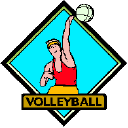 Beach volleyball sport graphics