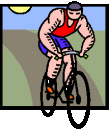 Bicyclists sport graphics