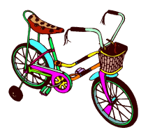 Bicyclists sport graphics
