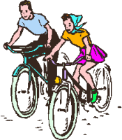 Bicyclists sport graphics