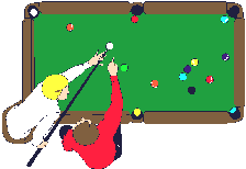 Billiards sport graphics