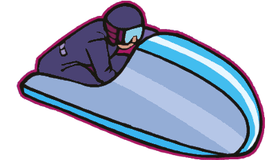 Bobsleighing sport graphics