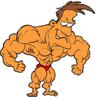 Bodybuilding sport graphics