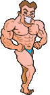 Bodybuilding sport graphics