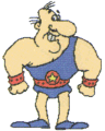 Bodybuilding sport graphics