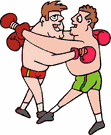 Boxing sport graphics