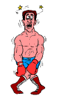 Boxing sport graphics