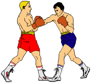 Boxing sport graphics