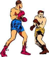 Boxing sport graphics