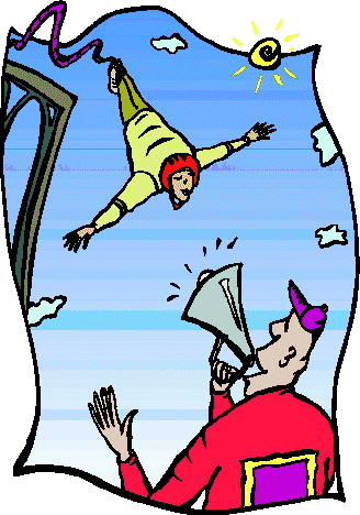 Bungee jumping sport graphics