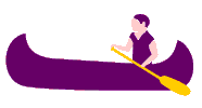 Canoeing sport graphics