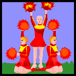 Cheerleading sport graphics