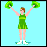 Cheerleading sport graphics