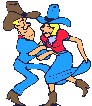 Country dancing sport graphics