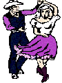 Country dancing sport graphics