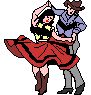 Country dancing