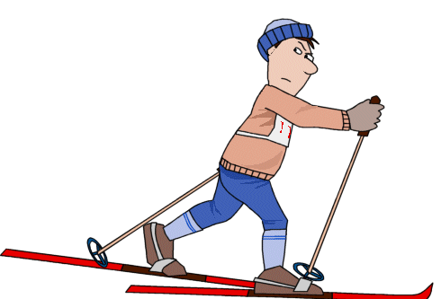 Cross country skiing sport graphics