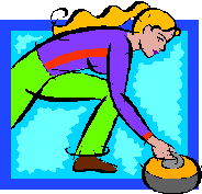 Curling sport graphics