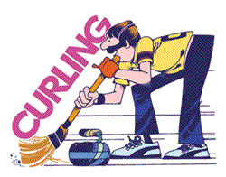 Curling sport graphics