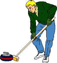 Curling sport graphics