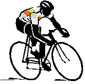 Cyclists sport graphics