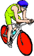 Cyclists sport graphics