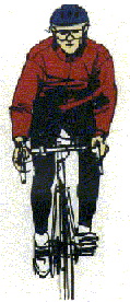 Cyclists sport graphics