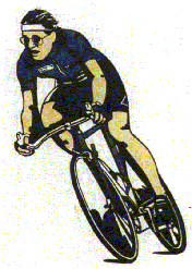 Cyclists sport graphics