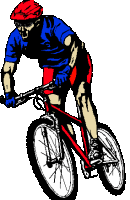 Cyclists sport graphics