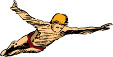 Diving sport graphics