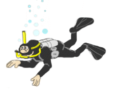 Diving sport graphics