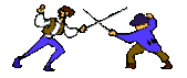 Fencing sport graphics