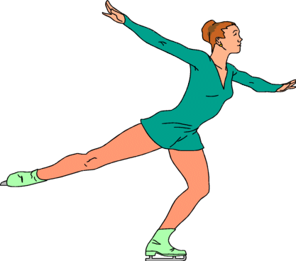 Figure skating sport graphics