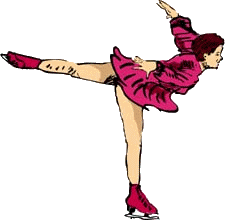 Figure skating sport graphics