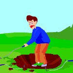 Golfing sport graphics