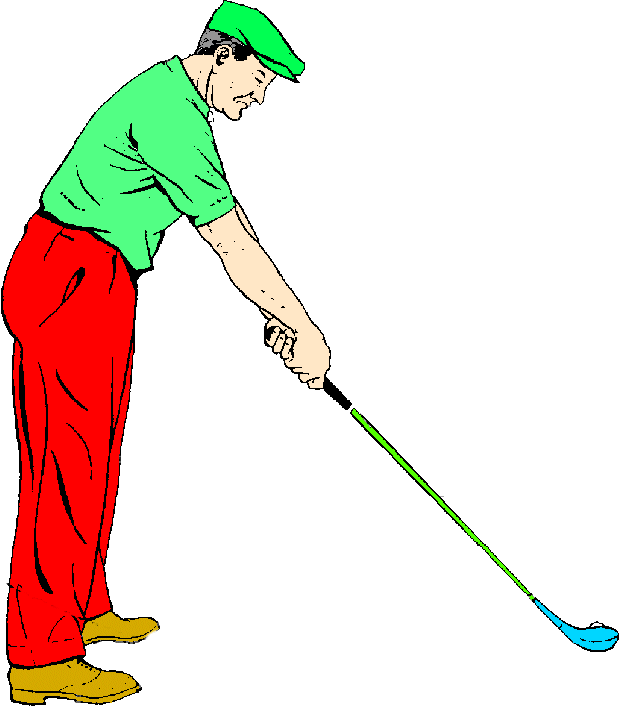 Golfing sport graphics