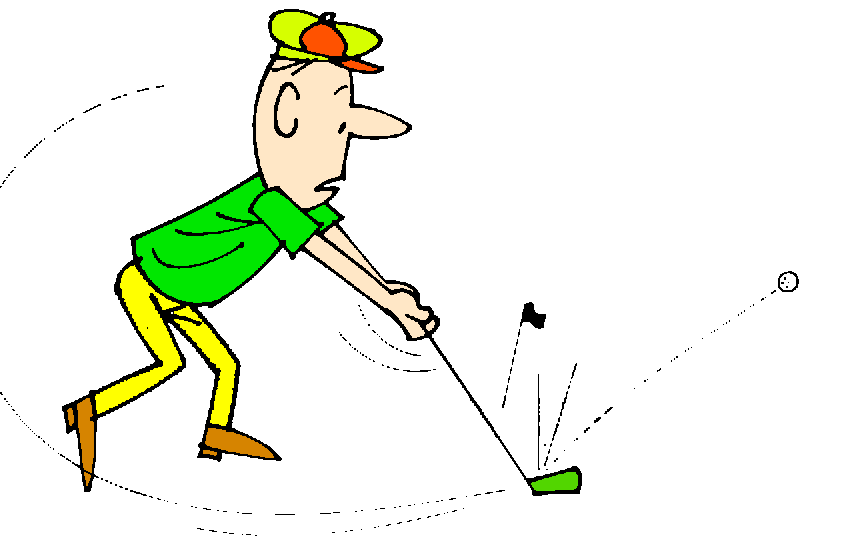 Golfing sport graphics