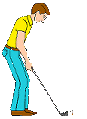 Golfing sport graphics